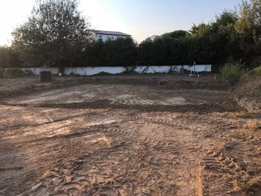 Réalisation d'un terrassement pour une villa à grimaud, Golfe de Saint-Tropez, RCVA BTP