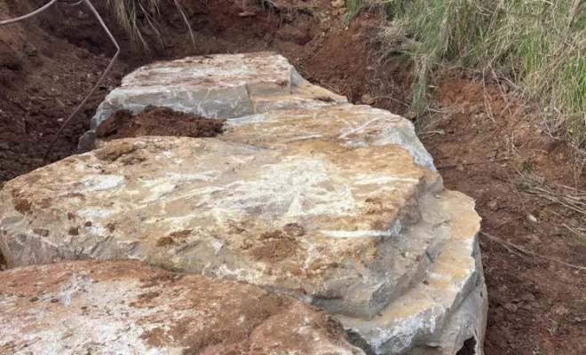 Réalisation d'enrochement à Cogolin