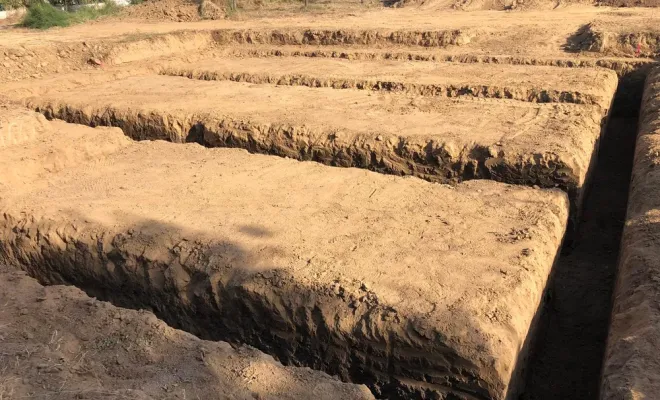 Réalisation d'un terrassement pour une villa à grimaud, Golfe de Saint-Tropez, RCVA BTP