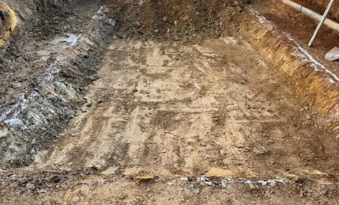 Réalisation d'un terrassement pour une piscine à La Croix-Valmer, Golfe de Saint-Tropez, RCVA BTP